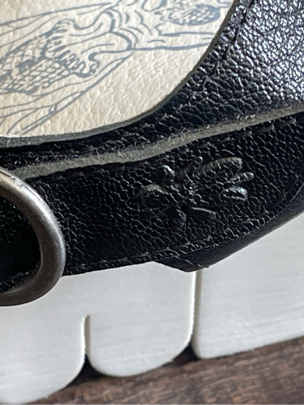 Fly London YUNI Black Leather Ankle Strap Wedge Sandals US 8-8.5  EU 39 - Picture 4 of 7